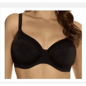 NEW Elomi Essentials Bikini Top 36G Black Underwire Swim ES7500BLK NWT